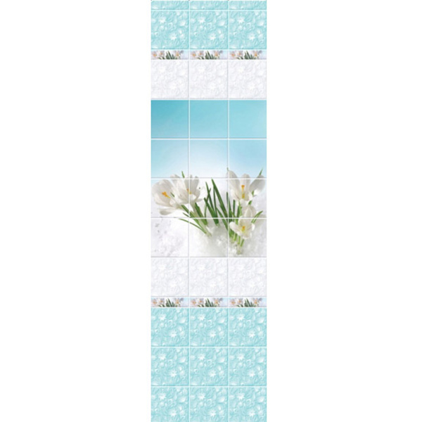 Панель пласт. "Новита" Крокус Лазурь (Узор) 2,7*0,25 