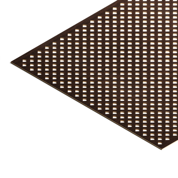 Панель декоративная перфорированная без рамки 512х512 Глория Венге