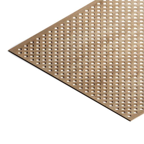 Панель декоративная перфорированная без рамки 512х512 Глория Дуб Сонома