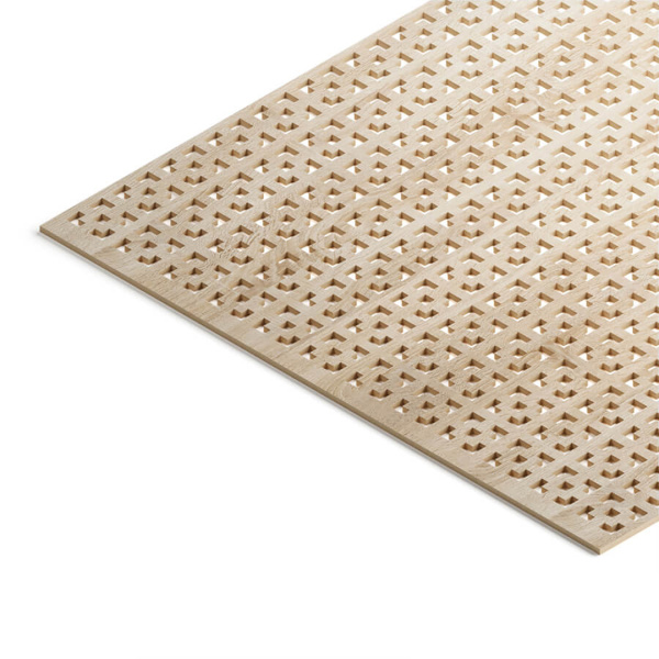 Панель декоративная перфорированная без рамки 512х512 Дамаско Дуб Сонома STELLA (2шт)