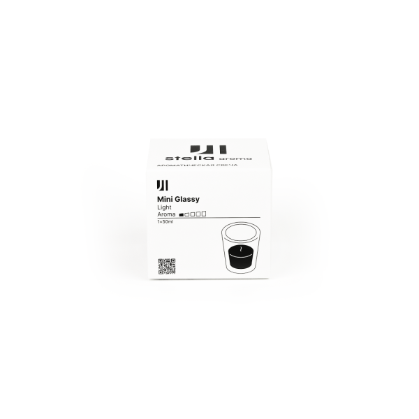 Ароматическая свеча Stella aroma Mini Glassy Light Red №8 День в СПА 50 мл (упак.3шт.)