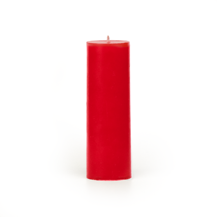 Формовая свеча Stella Column 150 мм Red (упак.6шт.)