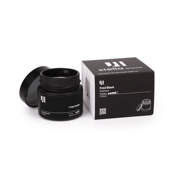 Ароматическая свеча Stella aroma Fred Black Premium №2 Глинтвейн 100 мл (упак.1шт.)