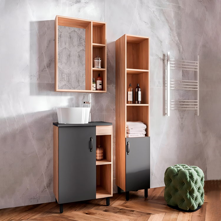 STELLA Шкаф-зеркало Александра 60 см. без света