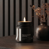 Ароматическая свеча Stella aroma Iskra Black De Luxe №3, Карамельный попкорн, 200 мл (1шт.)