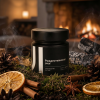 Ароматическая свеча Stella aroma Iskra Black De Luxe №1, Рождественский Очаг, 200 мл (1шт.)