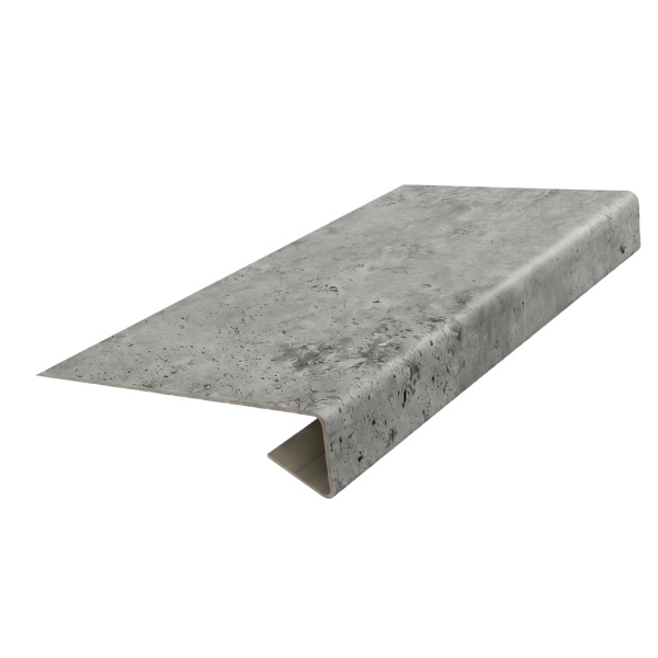 Накладка на подоконник ПВХ Stella 299 Темный Бетон 200х2000 мм (6 шт. в упак.)