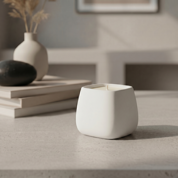 Ароматическая свеча Stella aroma Gypsum form Modern Light №5, Ванильный кейк-поп, 110 мл (1 шт.)