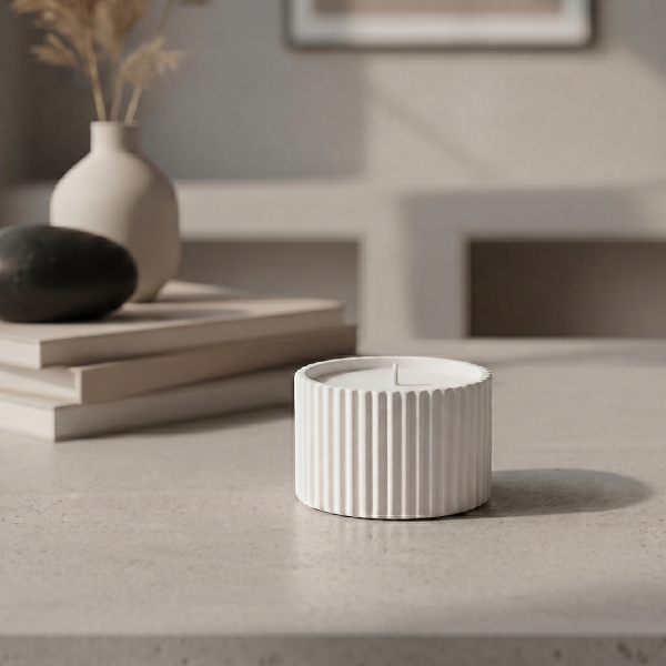 Ароматическая свеча Stella aroma Gypsum form Sandra Light №5, Ванильный кейк-поп, 80 мл (1 шт.)