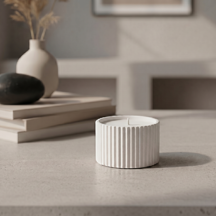 Ароматическая свеча Stella aroma Gypsum form Sandra Light №5, Ванильный кейк-поп, 80 мл (1 шт.)