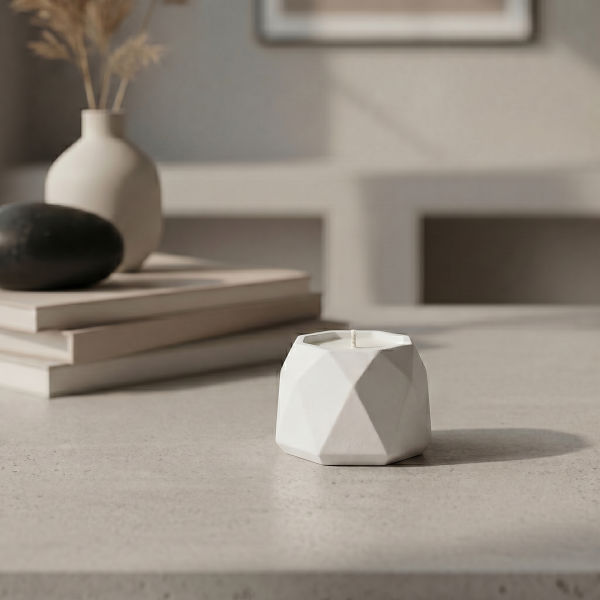 Ароматическая свеча Stella aroma Gypsum form Crystal Light №5, Ванильный кейк-поп, 30 мл (1 шт.)