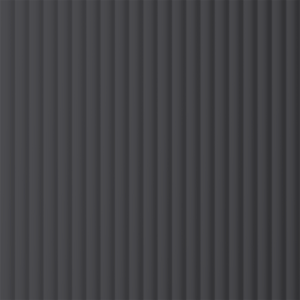 Панель Стеновая Реечная МДФ Stella Wave De Luxe Black Lead 2700x119x16 (4шт.упак.)