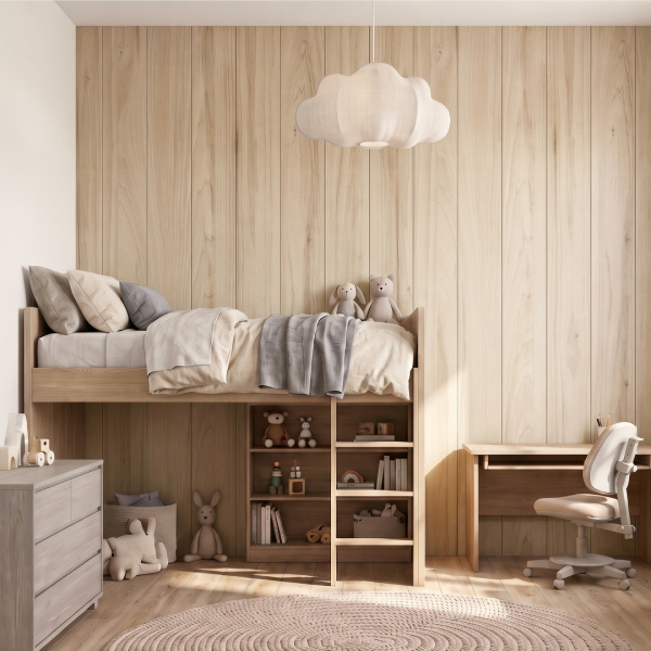 Панель МДФ Classic STELLA Light 2700х200х6 Макадамия (упак. 8 шт.)