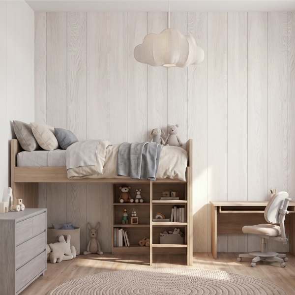 Панель МДФ Classic Stella Light 2700х200х6 Ясень Айвори (упак. 8 шт.)