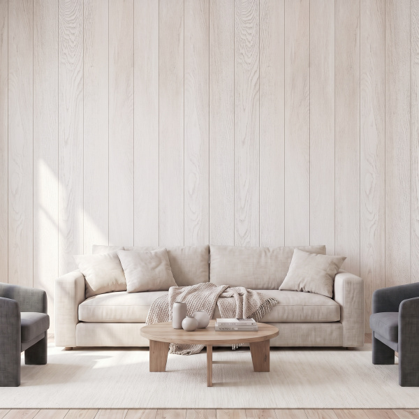 Панель МДФ Classic Stella Light 2700х200х6 Ясень Айвори (упак. 8 шт.)