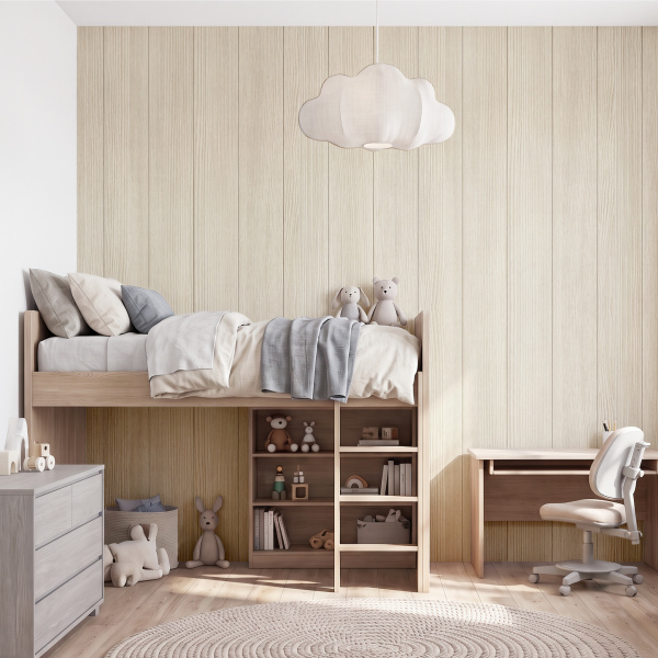Панель МДФ Classic STELLA Light 2700х200х6 Ясень Натуральный (упак. 8 шт.)