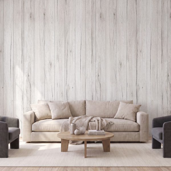 Панель МДФ Classic STELLA Standart 2700х200х6 Дуб Санремо Белый (упак. 8 шт.)