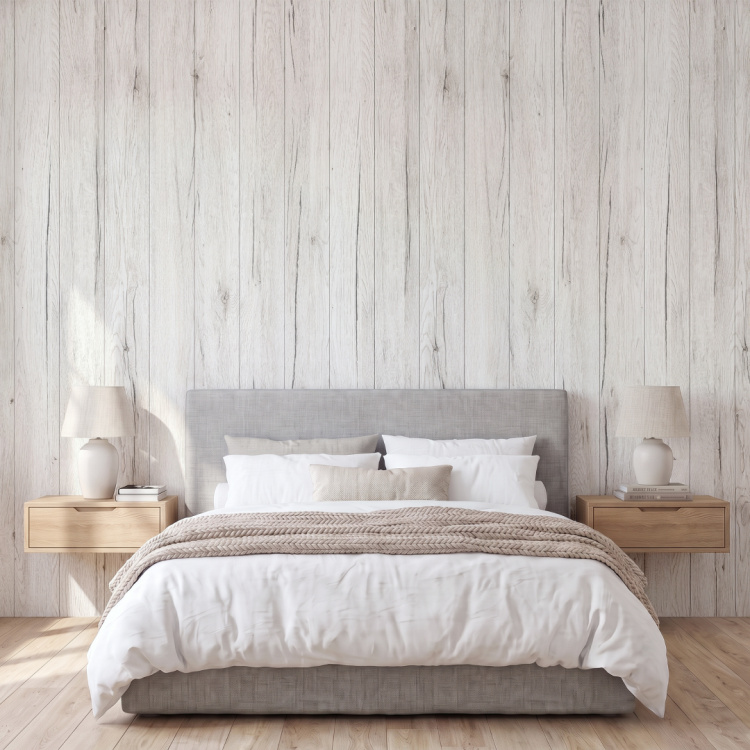 Панель МДФ Classic STELLA Standart 2700х200х6 Дуб Санремо Белый (упак. 8 шт.)