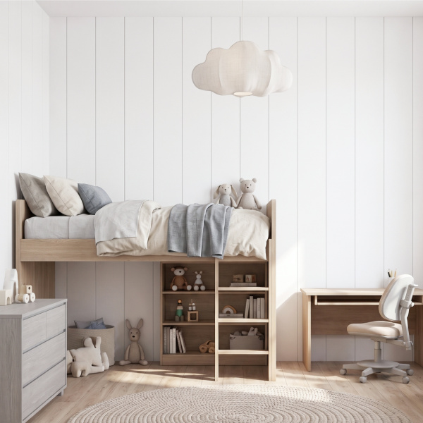 Панель МДФ Classic STELLA Standart 2700х200х6 Белый (упак. 8 шт.)