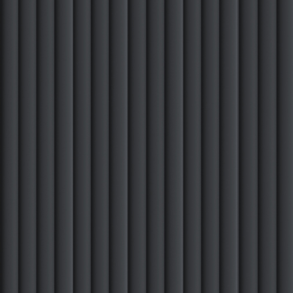 Панель Стеновая Реечная МДФ Stella Wave De Luxe Black Lead 2700x119x16 (4шт.упак.)