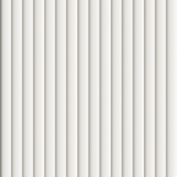 Панель Стеновая Реечная МДФ Stella Wave Standart Белый 2700x119x16 (4шт.упак.)