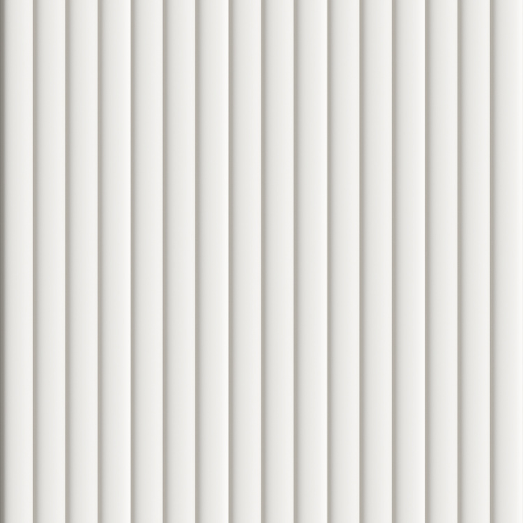 Панель Стеновая Реечная МДФ Stella Wave Standart Белый 2700x119x16 (4шт.упак.)