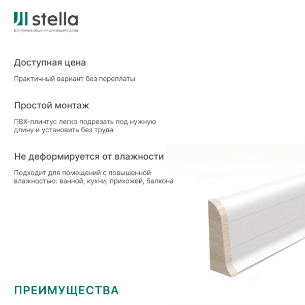 Угол торцевой ПВХ Stella Comfort Дуб Силк 461 (50)